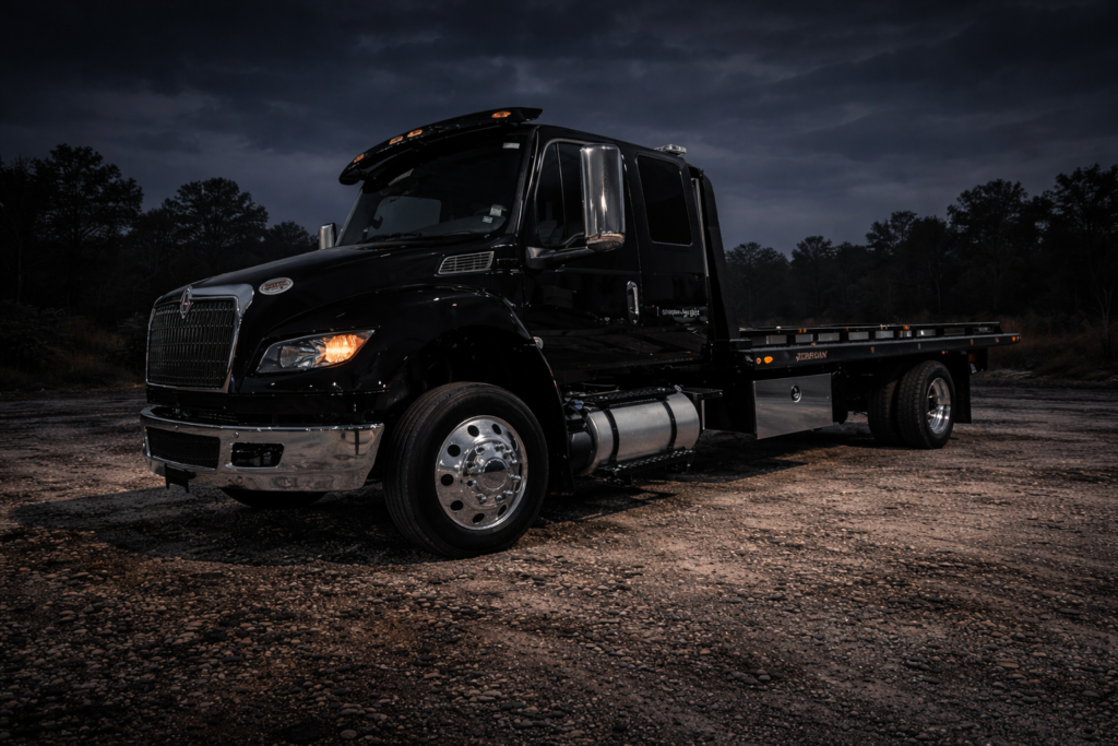 Top Rated 24/7 Towing & Roadside Assistance heavy duty flatbed tow truck in Brevard County FL